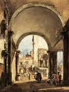 Francesco Guardi An Architectural Caprice before 1777 USA oil painting artist